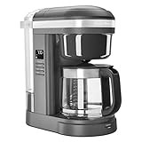 Amazon.com: KitchenAid KCM1208DG Drip Spiral Showerhead Coffee Maker, 12 Cup, Matte Grey | Amazon (US)
