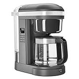 Amazon.com: KitchenAid KCM1208DG Drip Spiral Showerhead Coffee Maker, 12 Cup, Matte Grey | Amazon (US)