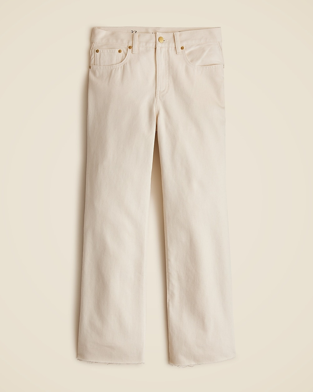 Mid-rise relaxed kickout jean | J. Crew US