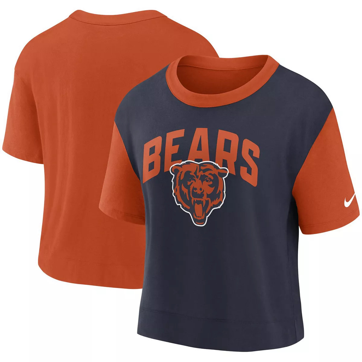 Women's Nike Orange/Navy Chicago Bears High Hip Fashion T-Shirt | Kohl's