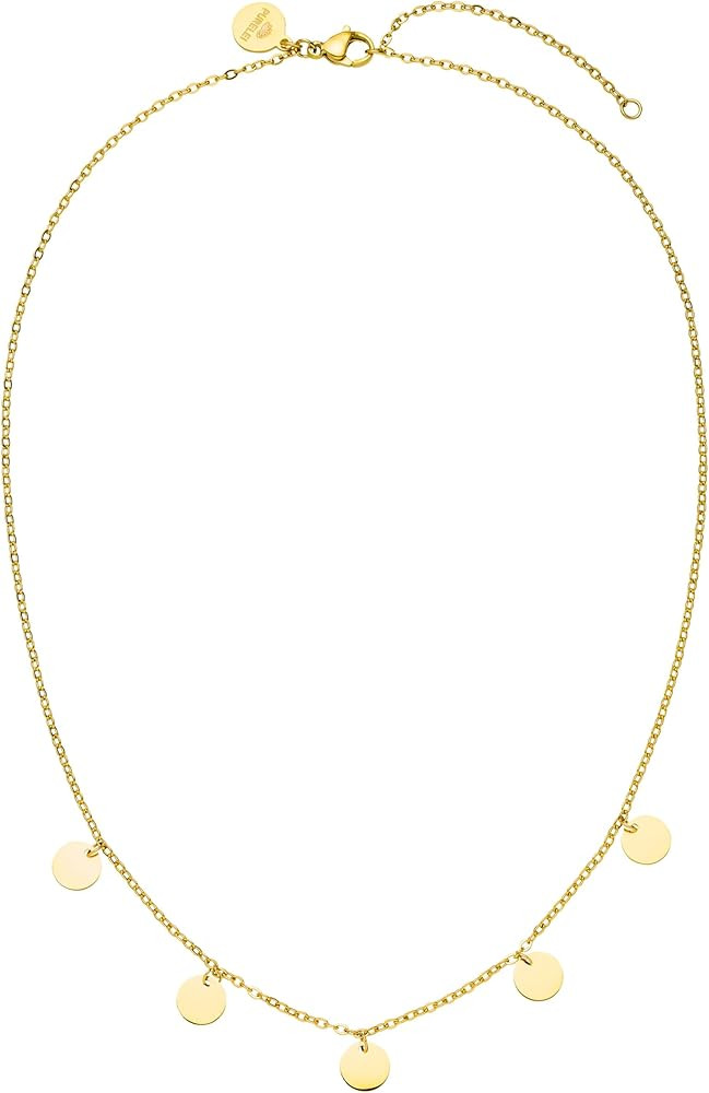 Amazon.com: Purelei® Kalea Necklace (gold) –18K Gold plated stainless steel jewelry – Waterp... | Amazon (US)
