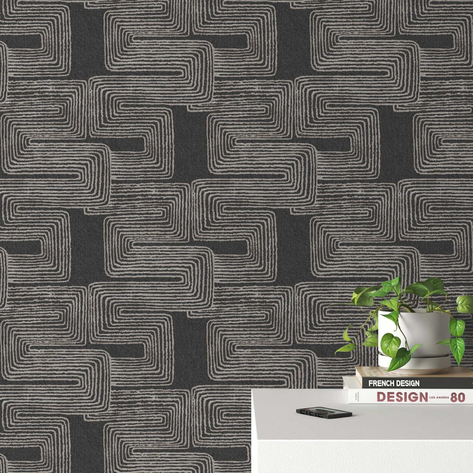 Peel & Stick Abstract Wallpaper | Wayfair North America