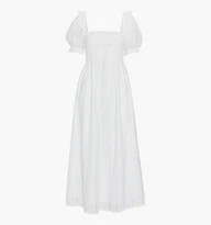 The Scarlett Nap Dress - White Broderie Voile | Hill House Home US