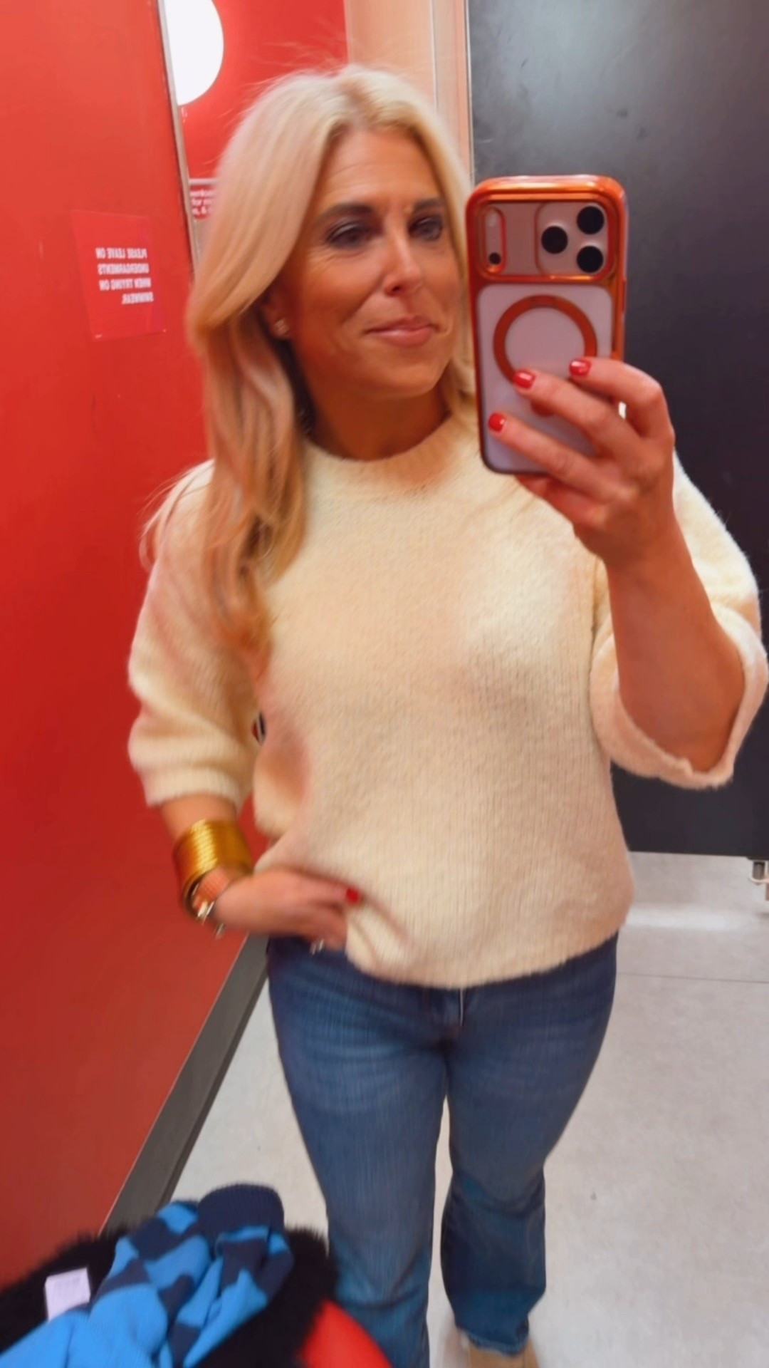 This pale yellow is just perfect for spring. Only $30 for this sweater. So super soft!

#LTKgrwm #LTKootd
