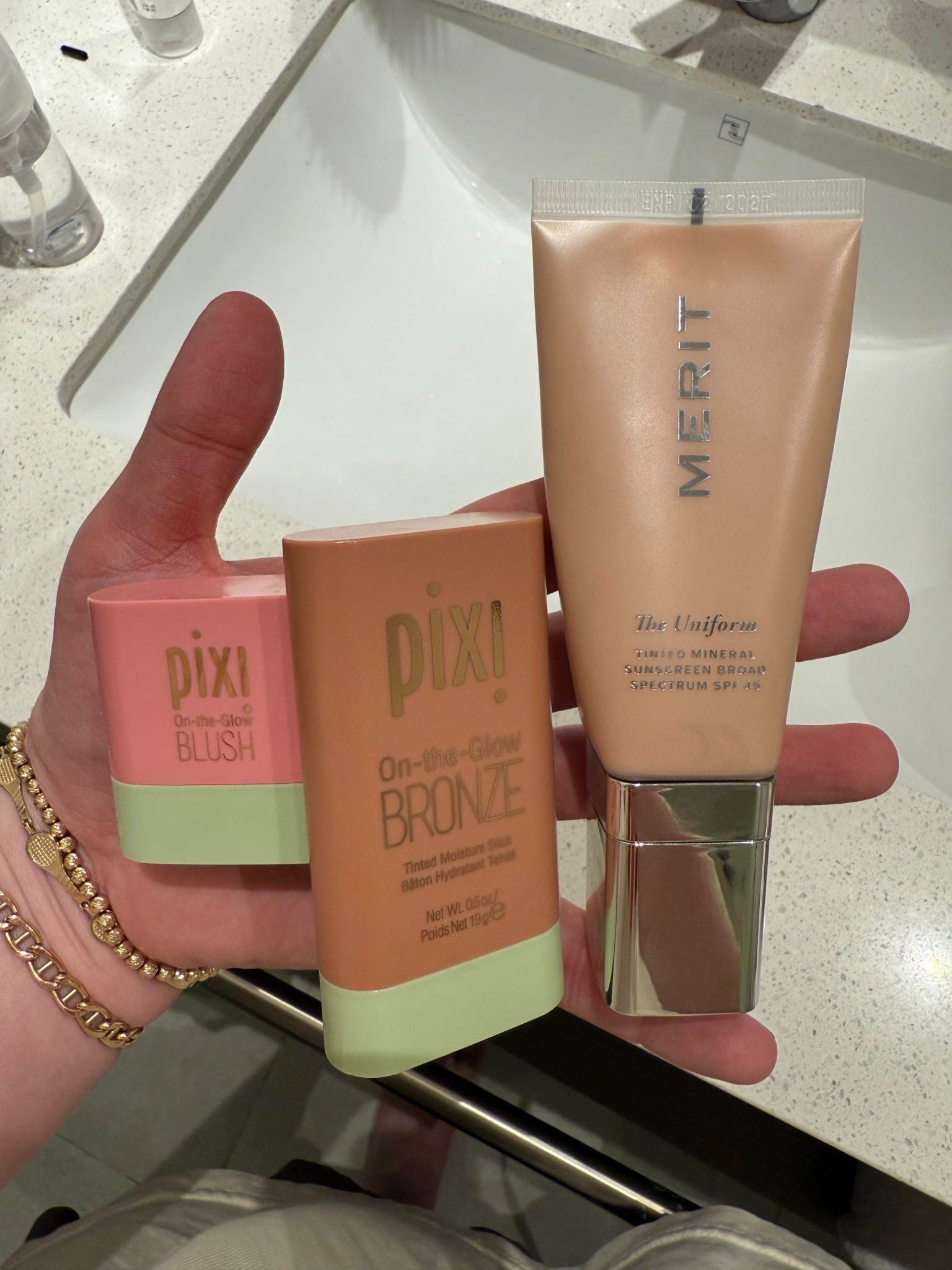 S2g this(+ brow gel) is all you need this summer  I’m also very into no mascara 

Blush: fleur
Bronze: softglow