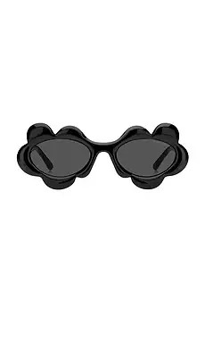 Marc Jacobs Geometrical Sunglasses in Black & Grey from Revolve.com | Revolve Clothing (Global)