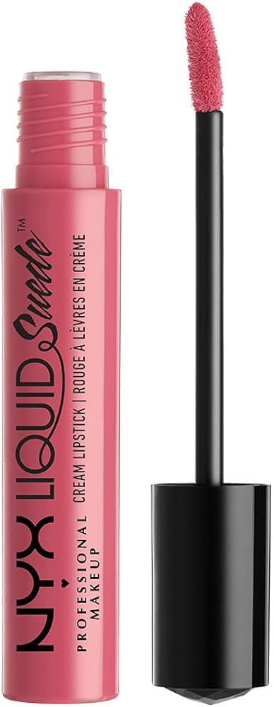 NYX PROFESSIONAL MAKEUP Liquid Suede Cream Lipstick - Tea Cookies (Muted Tea Rose Pink) | Amazon (US)