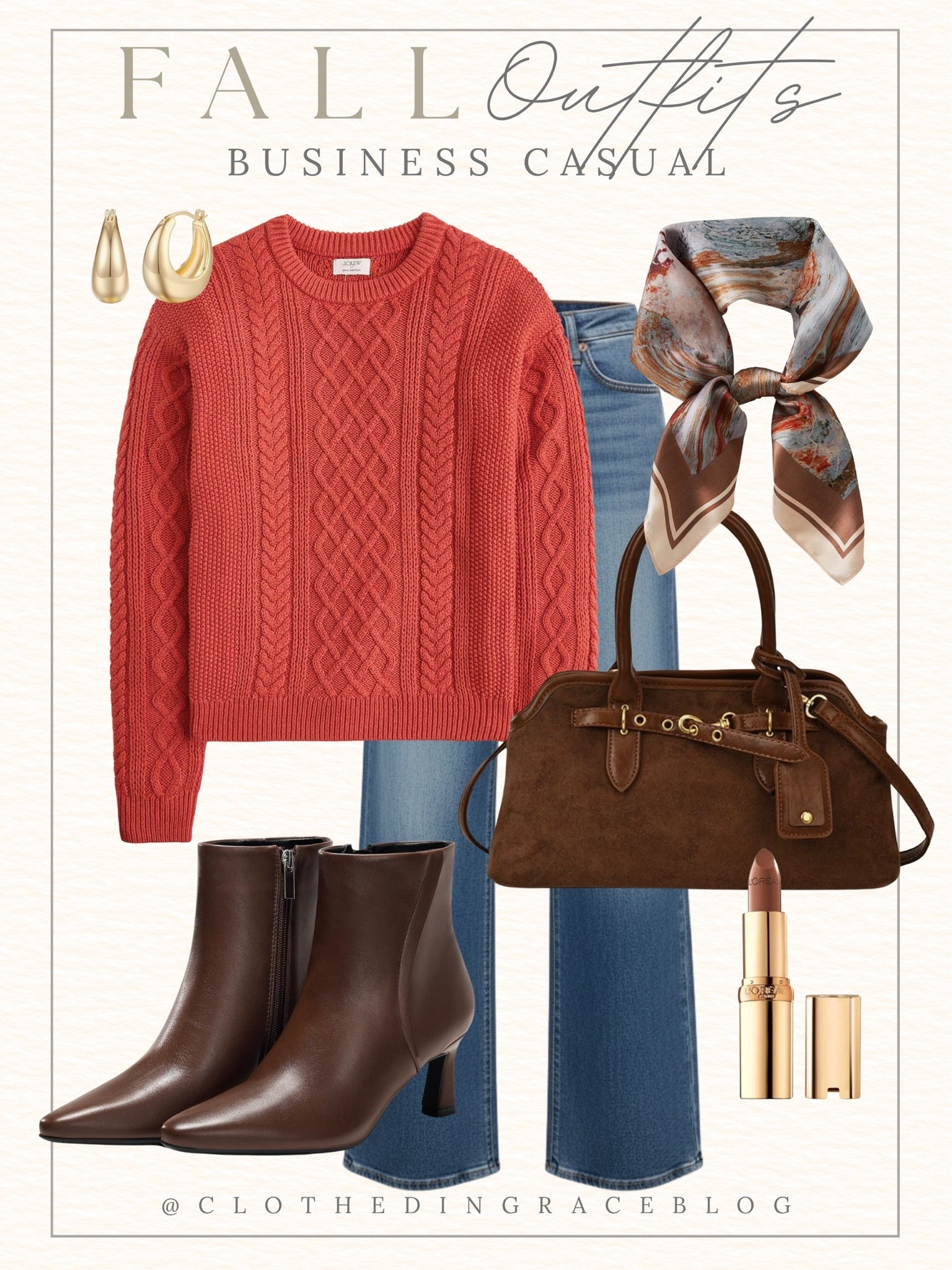 Fall business casual style