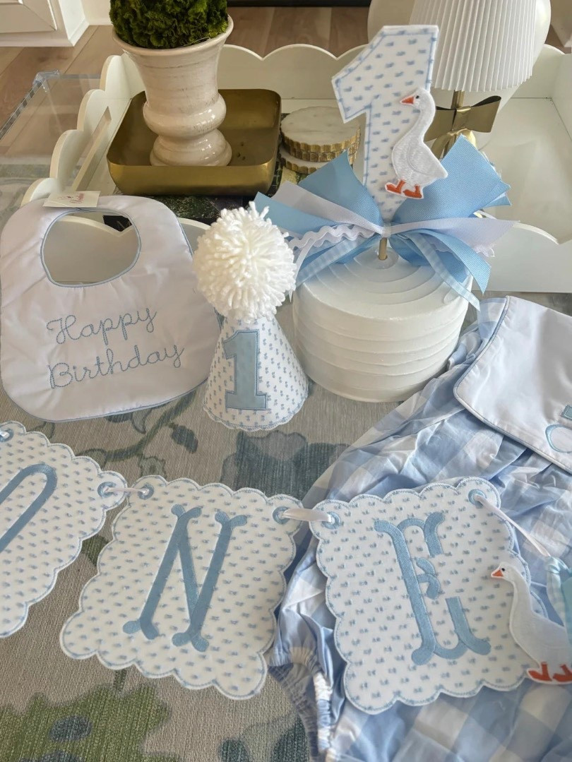 The sweetest birthday embroidery bundles!!! 🌸🩵🎂🎉



#birthday #birthdayparty #birthdaydecor #firstbirthday #babybirthday #birthdaydecorations #partyhat #highchairbanner #baby #babybundle #embroidery #embroidered #monogram #custom #kids #kid #kidsstyle #kidstyle #baby #babystyle #babyfashion #boy #boystyle #babyboy #girl #girlstyle #babygirl #smocked #smocking #family #familyphoto #familystyle #classic #classicstyle #sale #majorsale #salealert #deal #dealoftheday

#LTKSaleAlert #LTKKids #LTKBaby