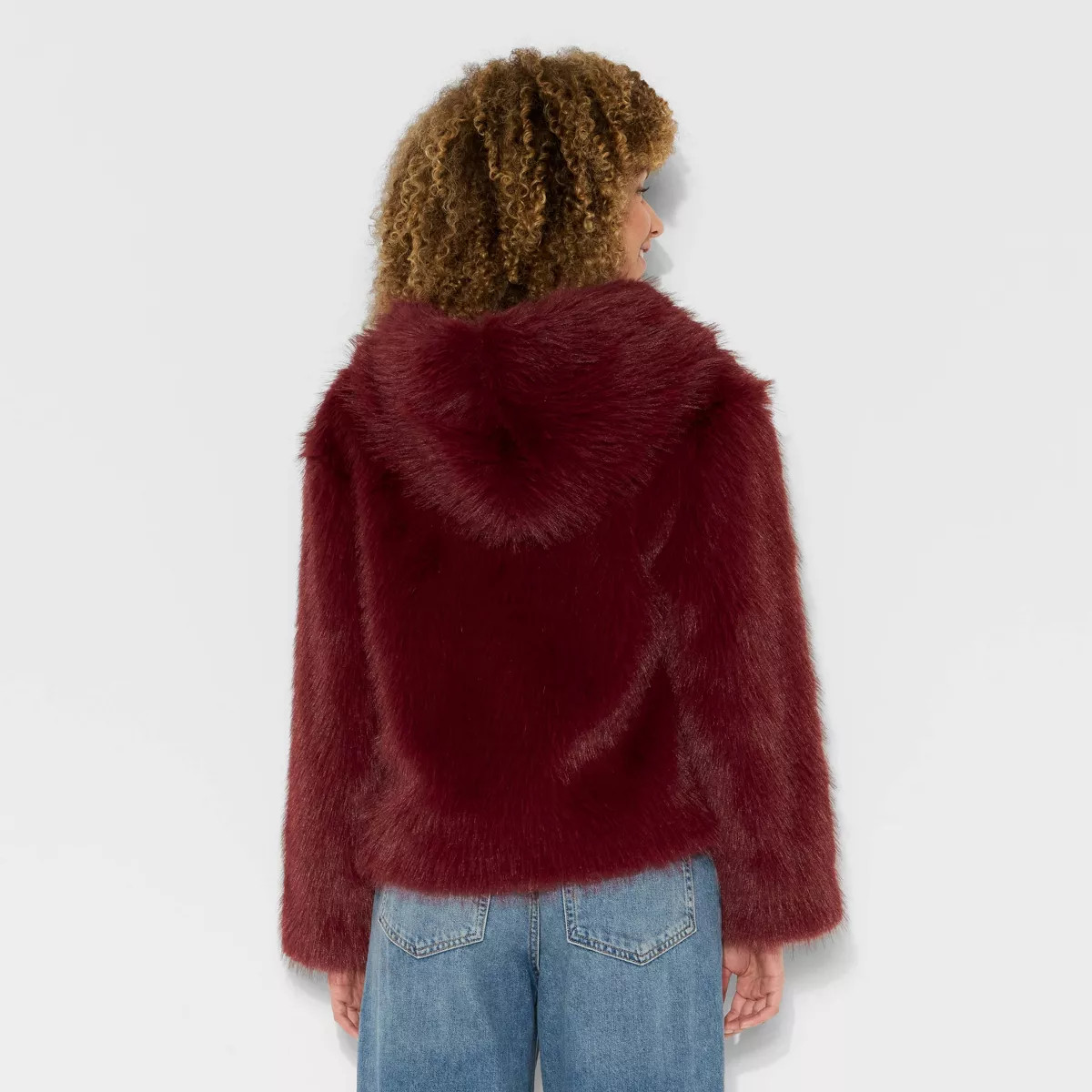 Women's Short Faux Fur Jacket - Wild Fable™ | Target