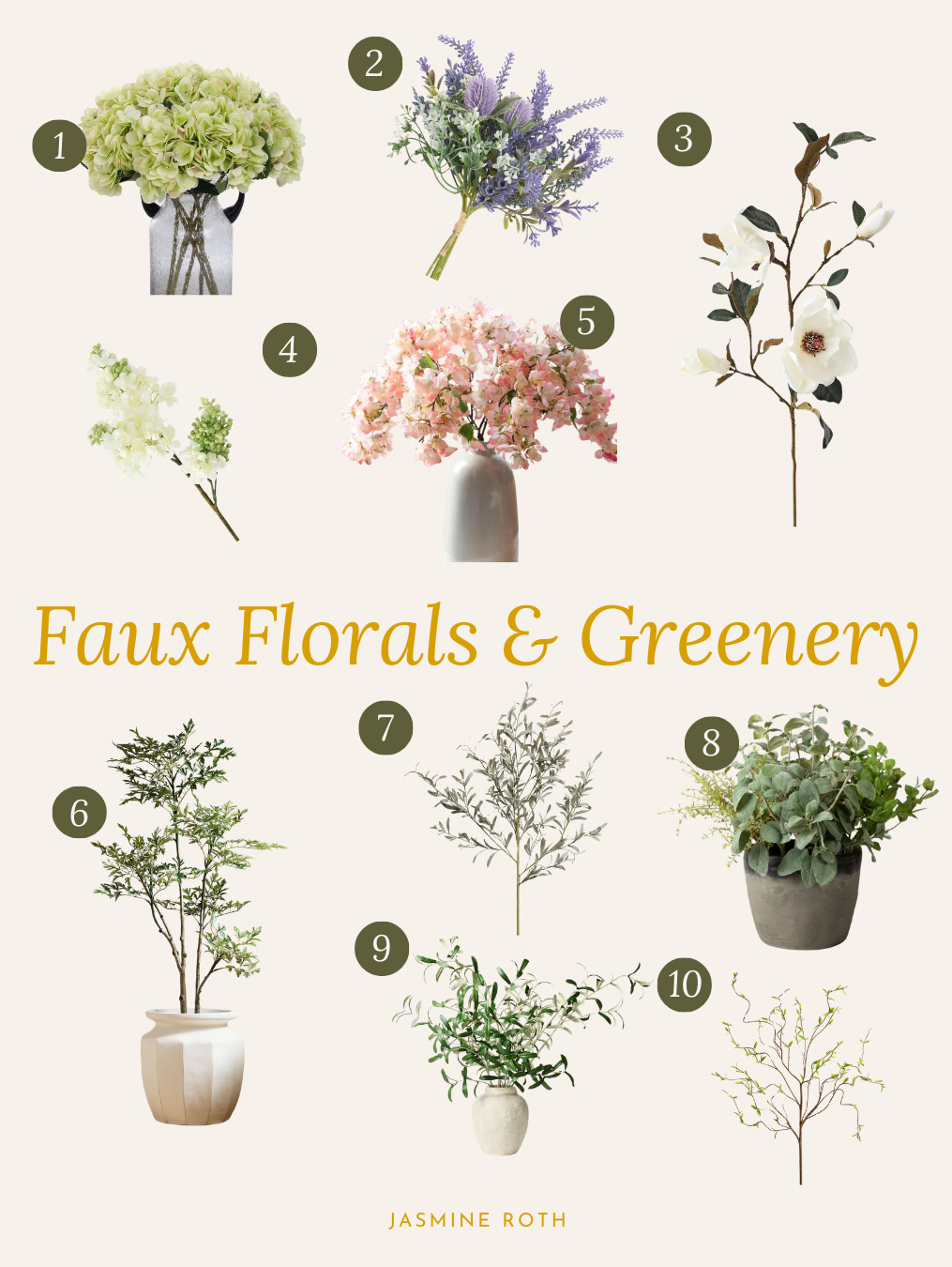 Faux Florals & Greenery for Spring 

 #LTKMostLoved #LTKSeasonal #LTKHome