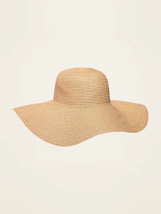 Braided Wide-Brim Sun Hat for Women$24.9961 ReviewsColor: Natural WhiteSize:S/ML/XL              ... | Old Navy (US)