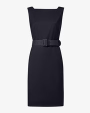 Cynthia Dress - Washable Wool Twill :: Galaxy Blue | MM LaFleur