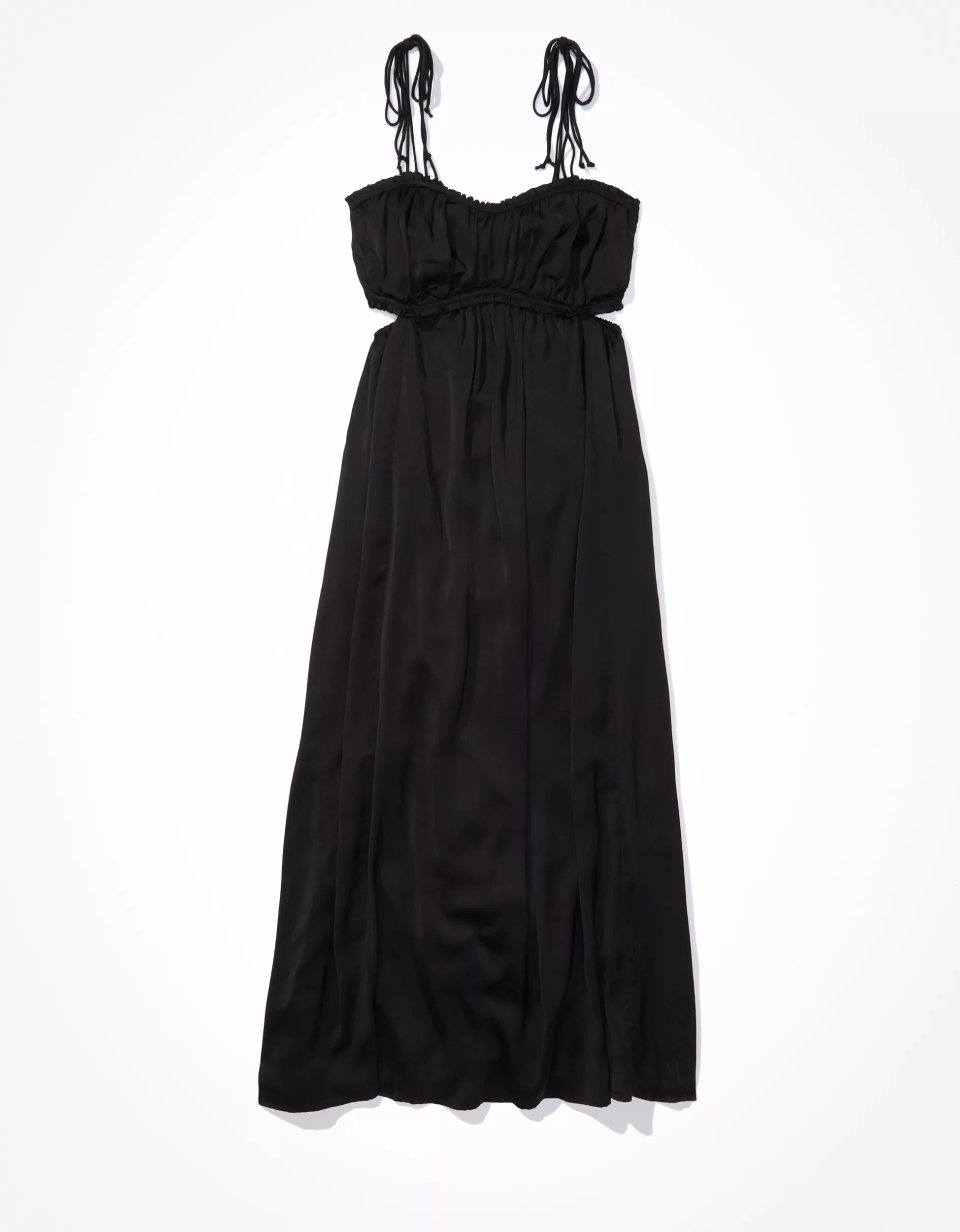 AE Silky Ruched Midi Dress | American Eagle Outfitters (US & CA)