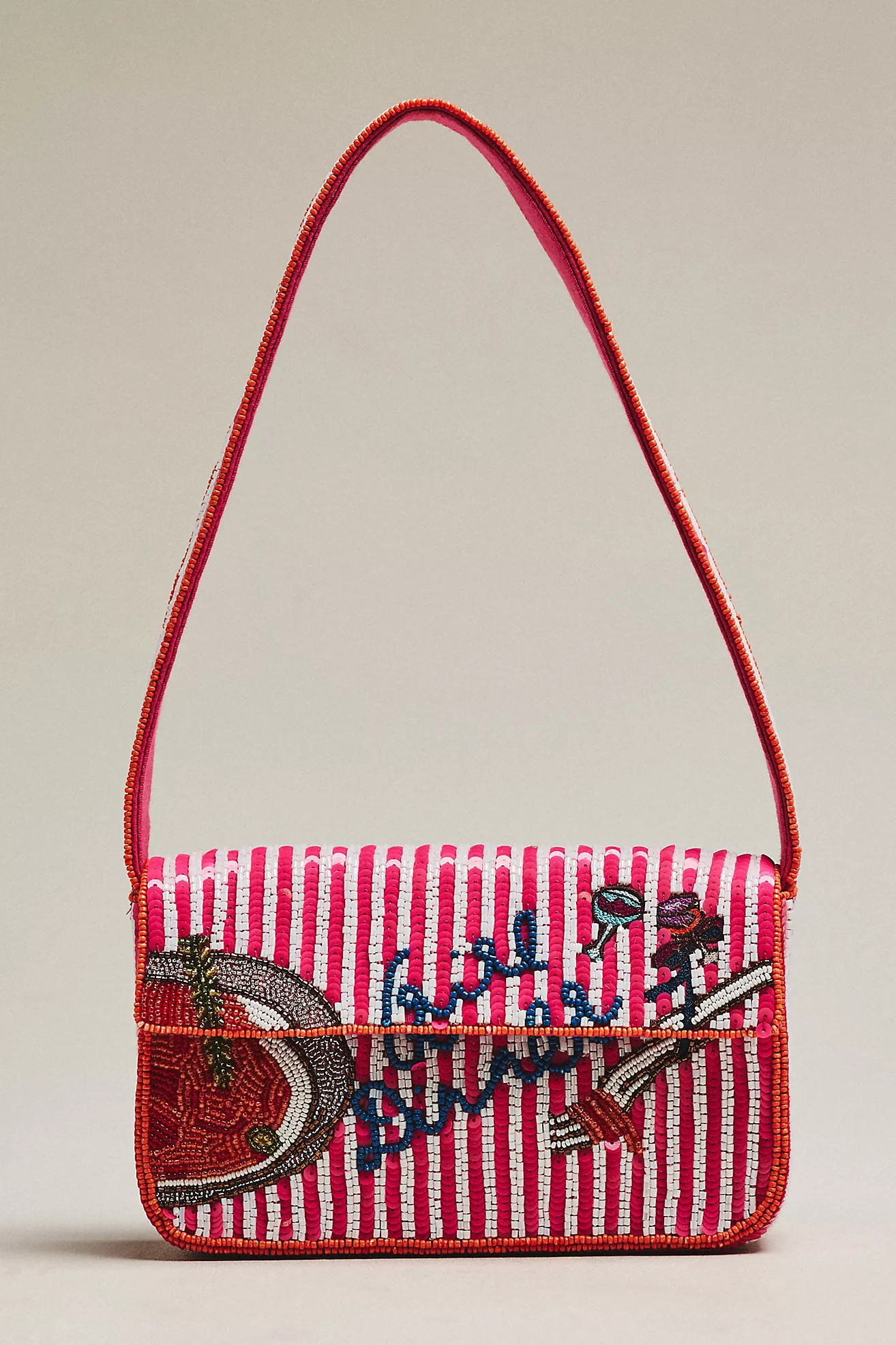 The Fiona Beaded Bag: Sayings Edition | Anthropologie (US)