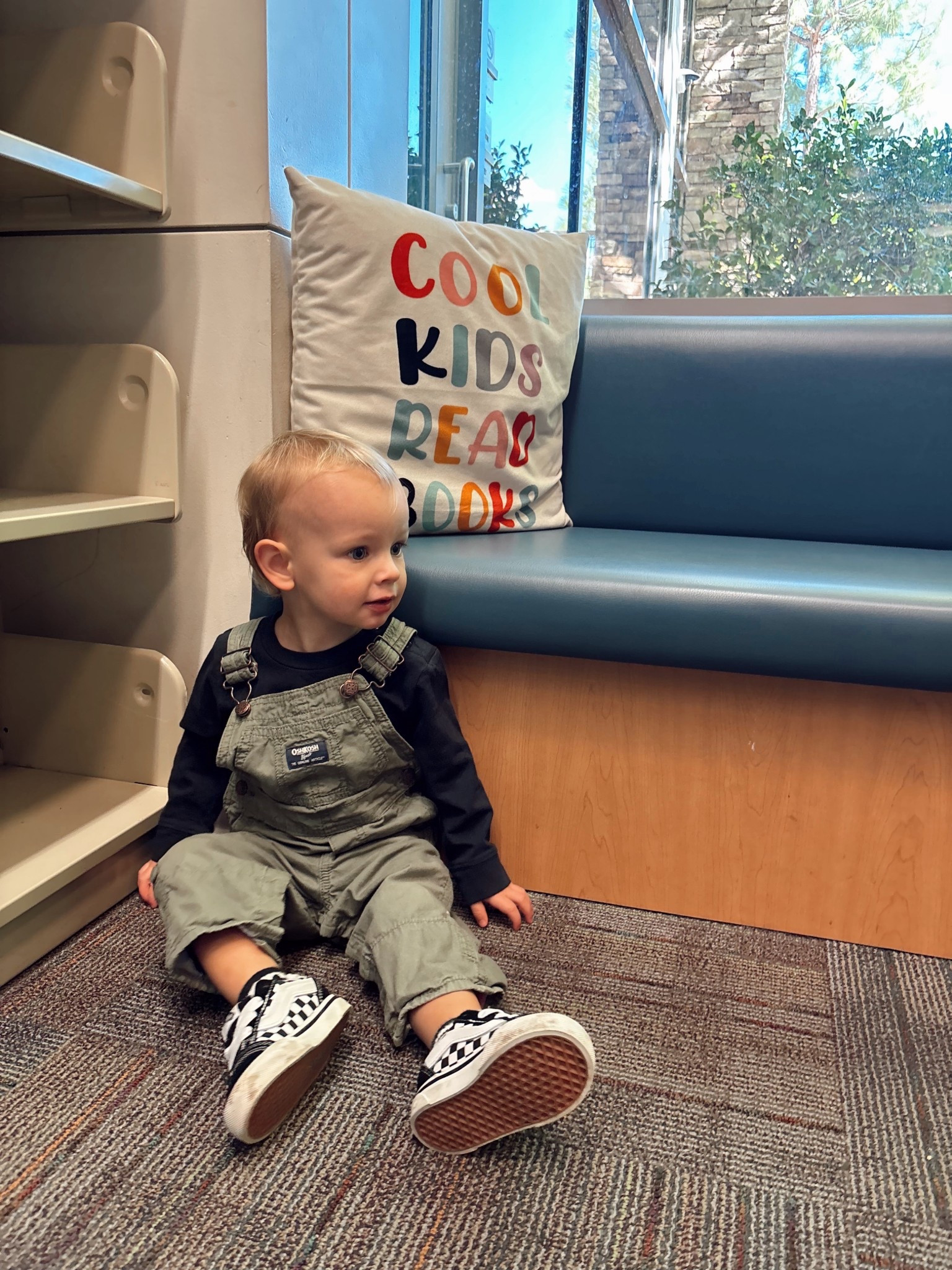 Cool kids read books 📚✨
Colter’s comfy library fit, overalls, classic Vans, and the softest long sleeve. Linked everything for your toddler’s fall wardrobe!
#Oshkosh #carhart #toddleroutfits #amazonfinds #vans 

#LTKBaby #LTKHoliday #LTKKids