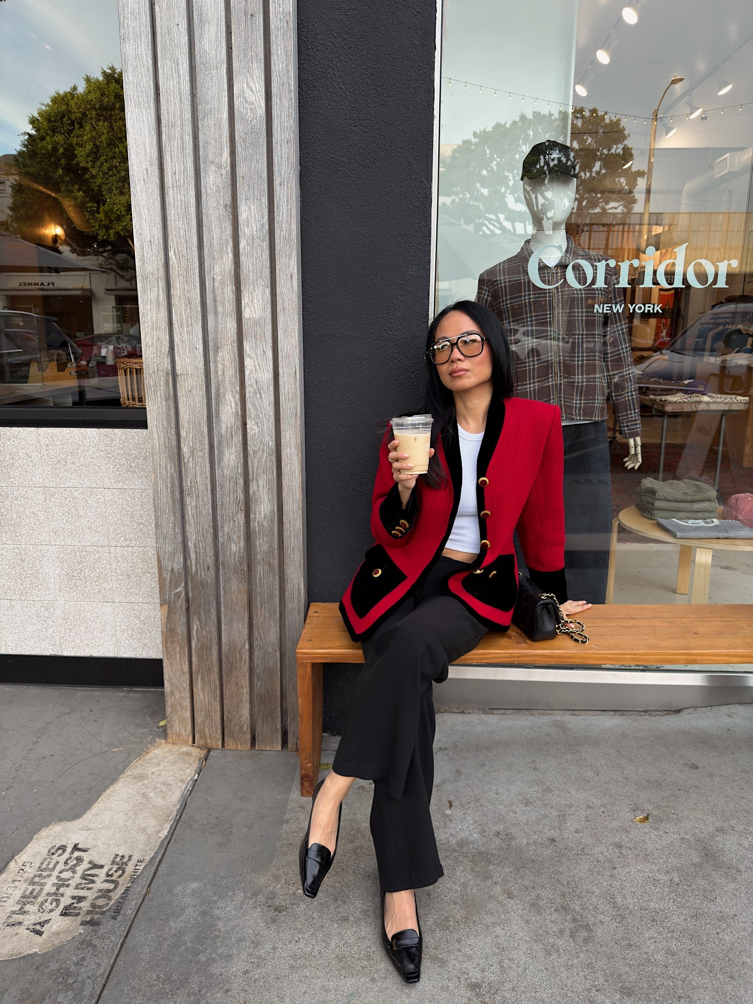 Vintage ysl blazer outfit 

#LTKootd #LTKdayinmylife #LTKValentine