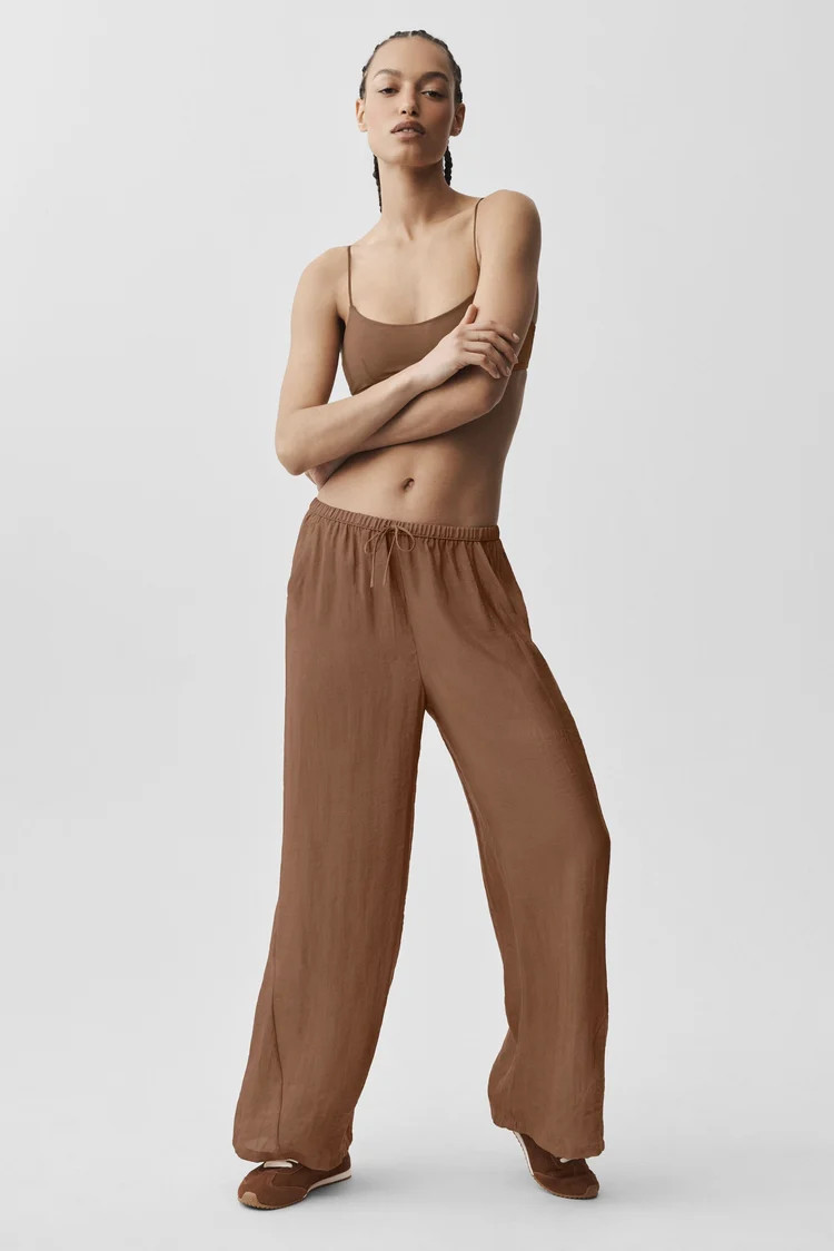 Semi-Sheer Golden Hour High-Waist Straight Leg Pant | Alo Yoga