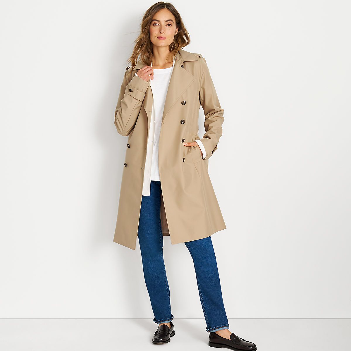 Women's Classic Trench Coat | Lands' End (US)