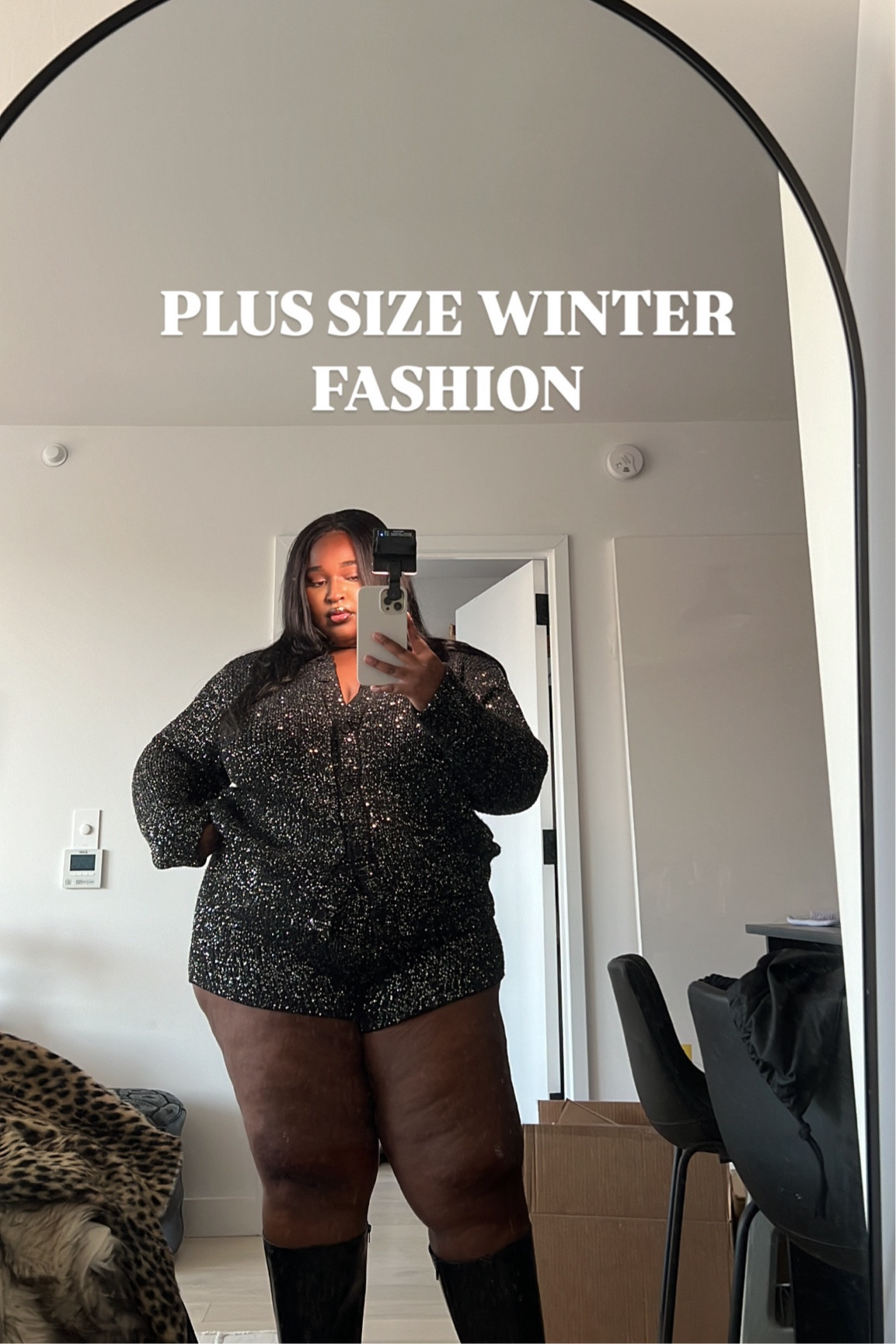 Winter fashion inspo for the plus size babes 
