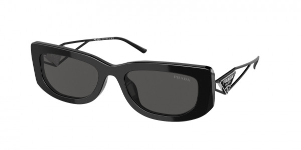 Prada PR 14YS Sunglasses | 1AB5S0 Black / Dark Grey Lens 53-19-140 | EZ Contacts
