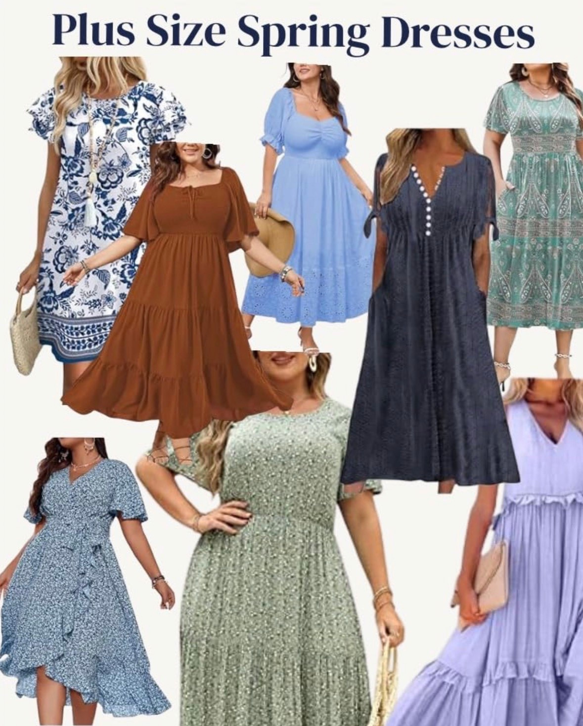 Spring dresses in extended sizing because cute should never be limited.

These are flowy, flattering, easy throw-on dresses for brunch, church, graduation, vacation…all of it.

Which one would you wear?

Share this with someone who’s already spring shopping.
Follow @dailyfindsbyerica for daily finds + real life in between.

Plus size spring dresses | extended size midi dresses | flattering flowy dresses | curvy friendly spring outfits | Easter graduation dress ideas

#SpringStyle
#InclusiveFashion
#CurvyStyle
#MomStyle
#EverydayOutfits

#LTKMidsize #LTKPlusSize #LTKSaleAlert