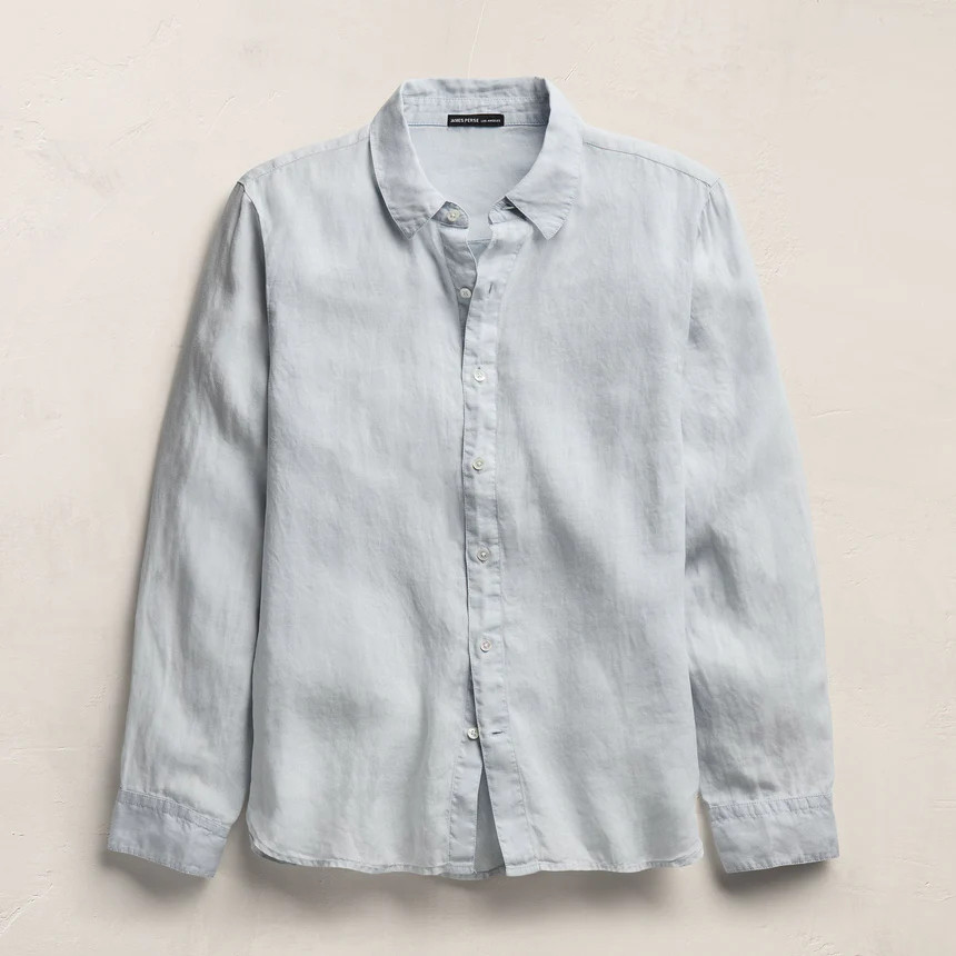 Lightweight Linen Shirt - Memory Pigment | James Perse (US)