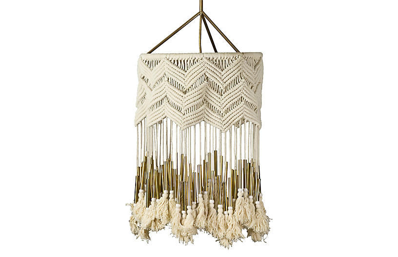 Pinnacles Pendant, White | One Kings Lane