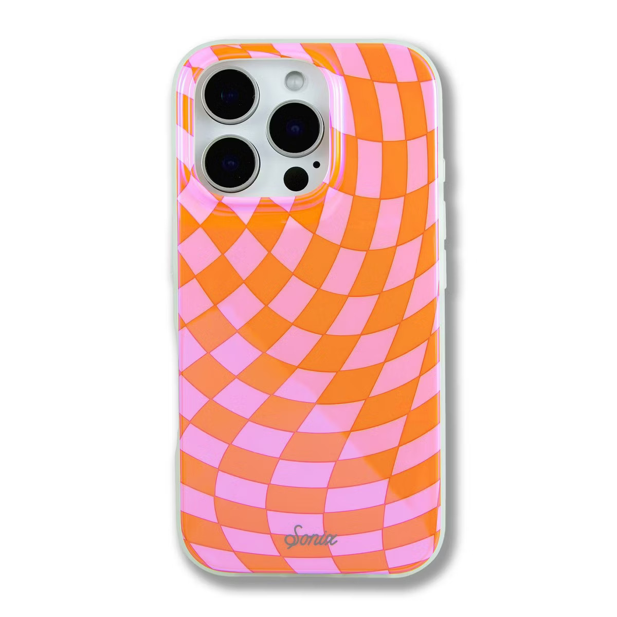 Sonix Apple iPhone 16 Pro Case with MagSafe - Checkmate Pink/Orange: Impact-Resistant TPU | Target