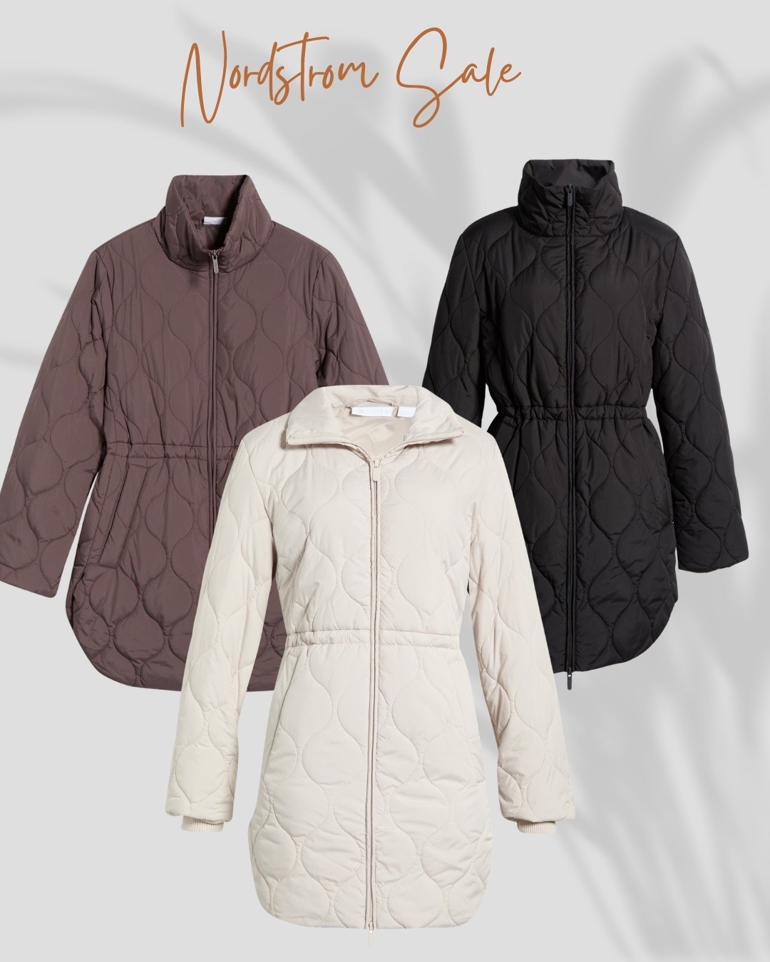 Highly recommend this jacket!!  One of my most worn in the cal and winter over athletic wear and part of the Nordstrom sale