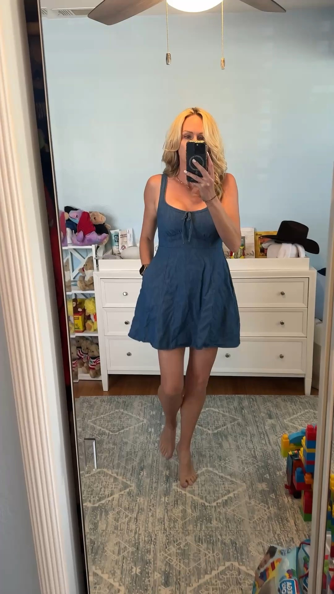 This denim dress from Old Navy is amazing… and it has pockets. It also comes it multiple colors! Easy Summer outfits to dress up or down. 

Country concert outfits
Summer dresses
Date night outfits

#LTKmomlife #LTKOver40 #LTKSaleAlert