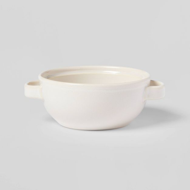 13oz Porcelain Woodbridge Soup Bowl with Handles White - Threshold&#8482; | Target