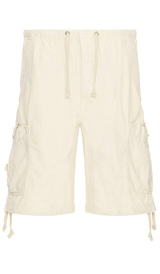 Jaded London Parachute Cargo Shorts in Ivory. - size M (also in XL) | Revolve Clothing (Global)