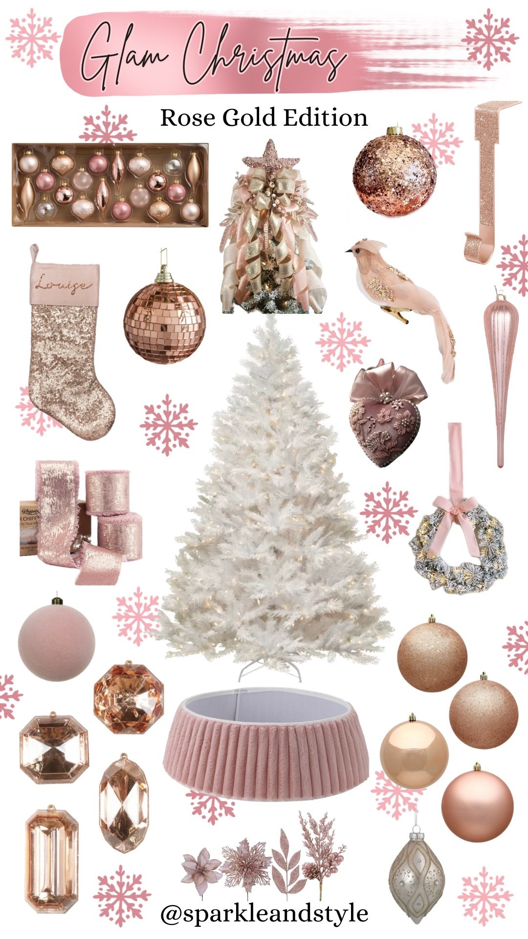 Glam Christmas: Rose Gold 💖

Christmas decor, Christmas tree, Christmas ornaments, Christmas ribbon, Christmas tree skirt, christmas stocking, Christmas wreath, Christmas tree topper, Christmas stocking holder, home interior, home decor, home accessories, home decoration, glam Christmas decor, girly girl Christmas, Luxe Christmas, elegant Christmas, classy Christmas, Christmas tree decorations, Christmas decorations

#LTKHome #LTKHoliday #LTKSeasonal