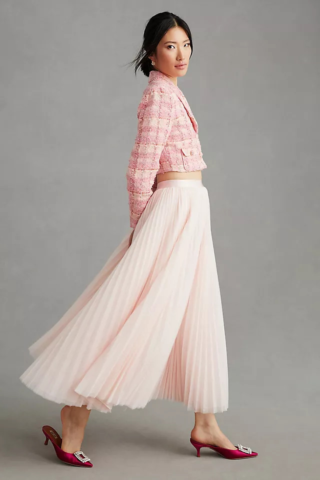 Hutch Pleated Tulle Skirt | Anthropologie (US)