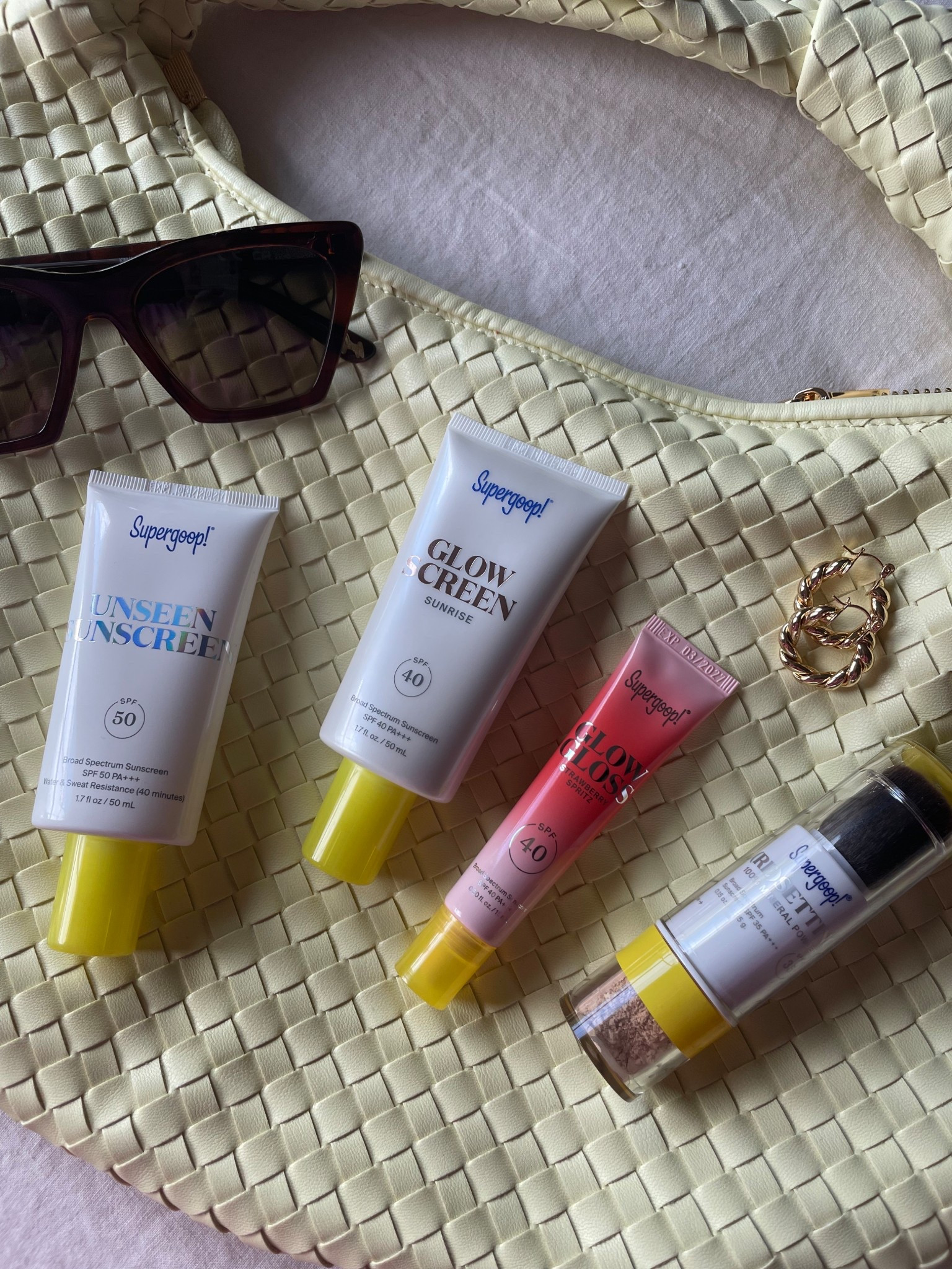 Summer SPF essentials with Supergoop! 



Sunscreen / summer beauty / what’s in my bag / summer spf / beach essentials/ pool / vacation outfit 

#LTKSeasonal #LTKSwim #LTKBeauty