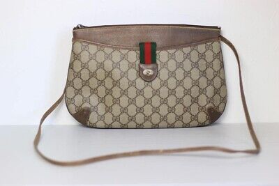 Authentic Gucci Supreme Vintage Crossbody Bag. | eBay US