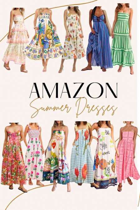 Summer dresses from amazon. Maxi dress. 

Summer dress. 

#LTKSeasonal #LTKFindsUnder50 #LTKFindsUnder100