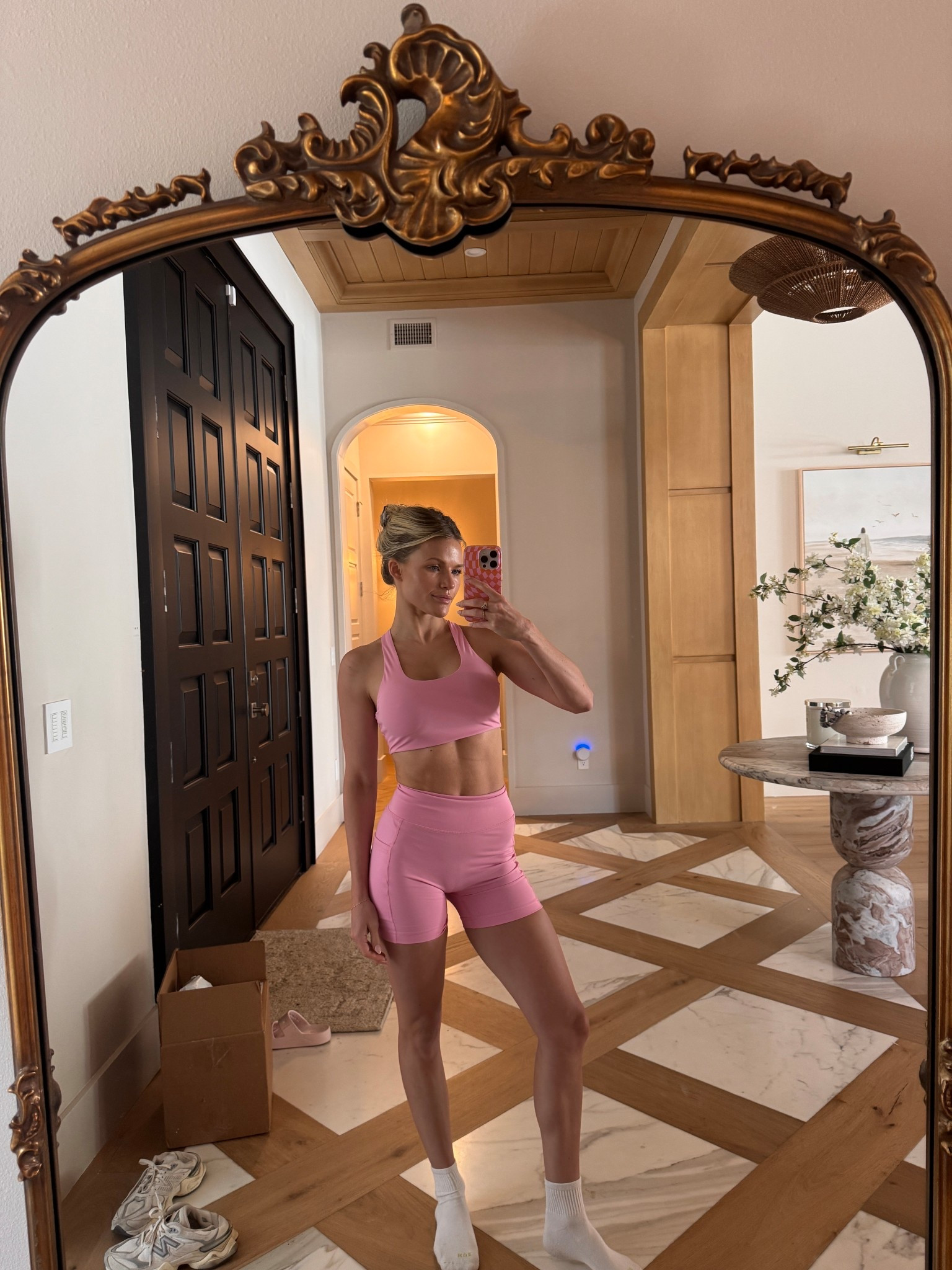 This amazon athletic set is gorgeous! the perfect pink 💗

amazon l workout l workout set 