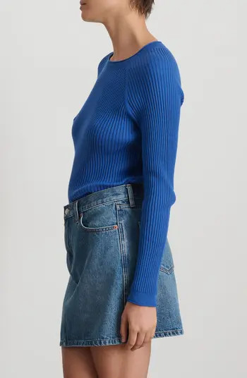 Josie Rib Cotton & Cashmere Sweater | Nordstrom