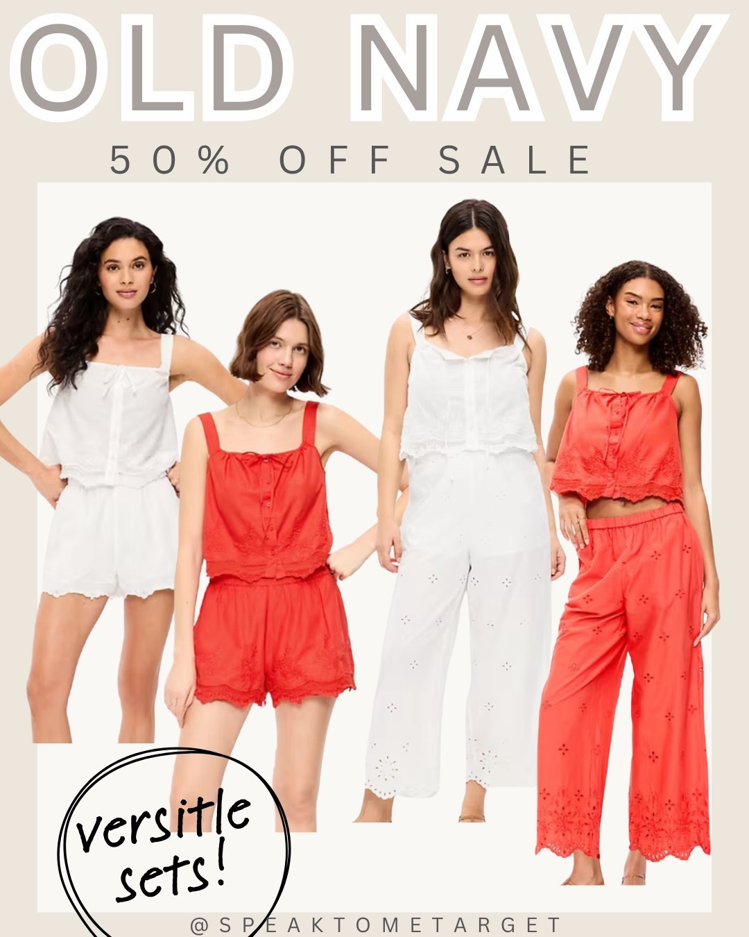 NEW at Old Navy and SAVE 50% off!! 

#LTKPetite #LTKOver40 #LTKSaleAlert