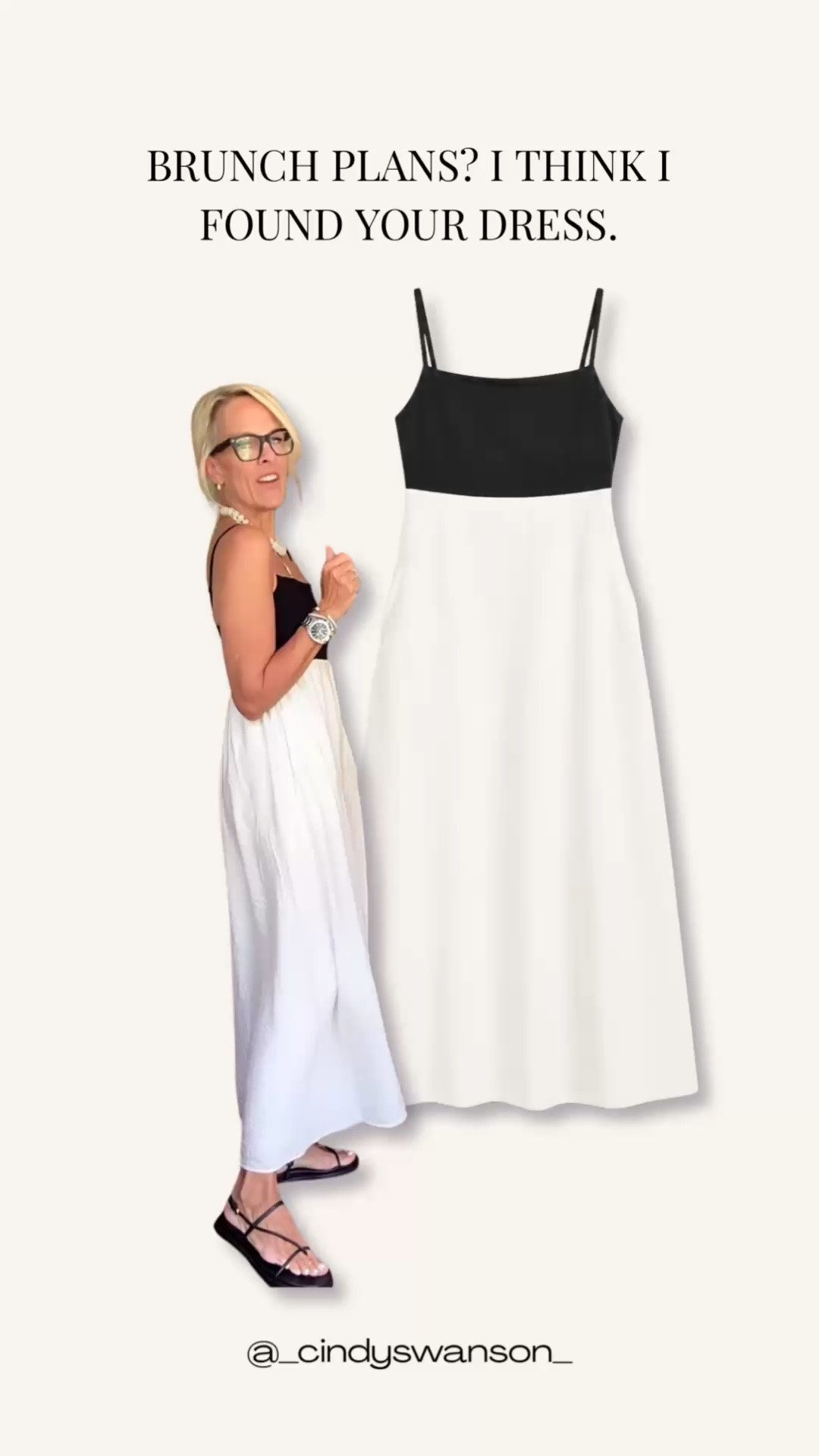 If you love one-and-done outfits, look at this one. The black-and-white color combination is timeless, and the easy, flowing fit makes it perfect for brunch, lunch, vacation days, or anytime you want to look polished without feeling overdressed.

💡 LTK MADE EASY
❤️ Heart = Support my posts!
🔖 Save = Get sale & restock alerts
📋 Lists = Keep favorites organized
📲 Share = Send lists and products to a friend. Hello, Christmas List!
💬 Comment = Ask me anything about what I’m wearing.:-)

#LTKootd #LTKOver40 #LTKSaleAlert