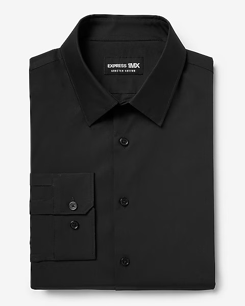 Classic Solid Stretch 1mx Dress Shirt | Express