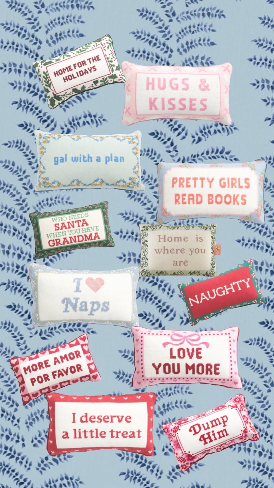 Needlepoint pillows very cute and affordable pricing 