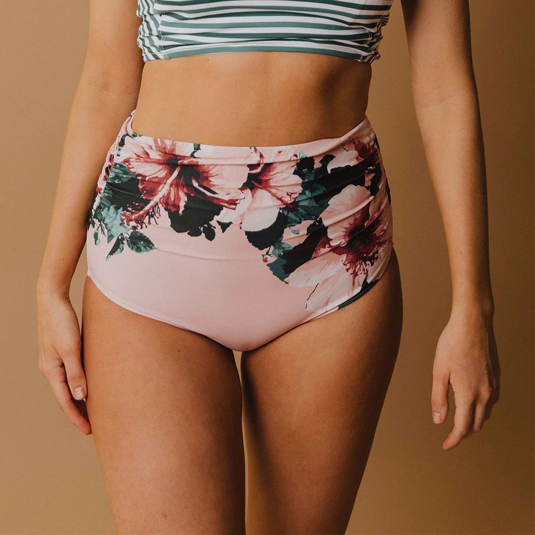 Bronte Ruched High-Waisted Bottoms | Albion Fit