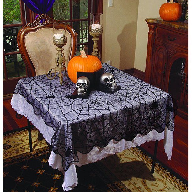 Spider Webs Lace Table Runner-Rounded | Walmart (US)