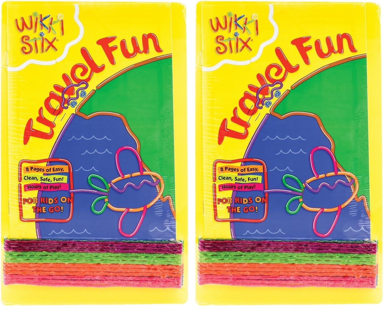 WikkiStix Travel Fun Pak, 24 Wikki Stix and 8-Page idea Booklet and playboard, Made in The USA! | Amazon (US)