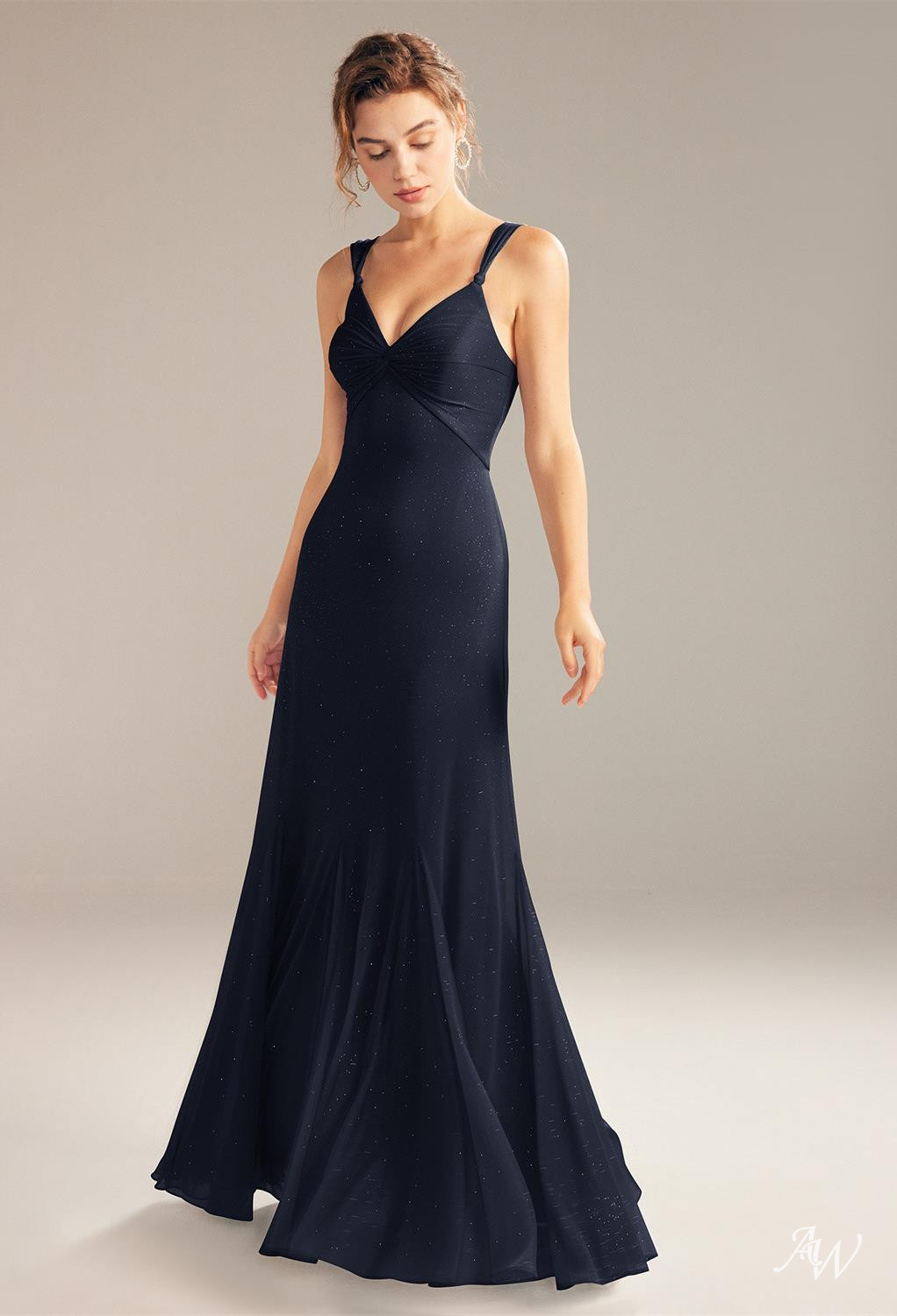 AW Brenda Navy Dress | AW Bridal