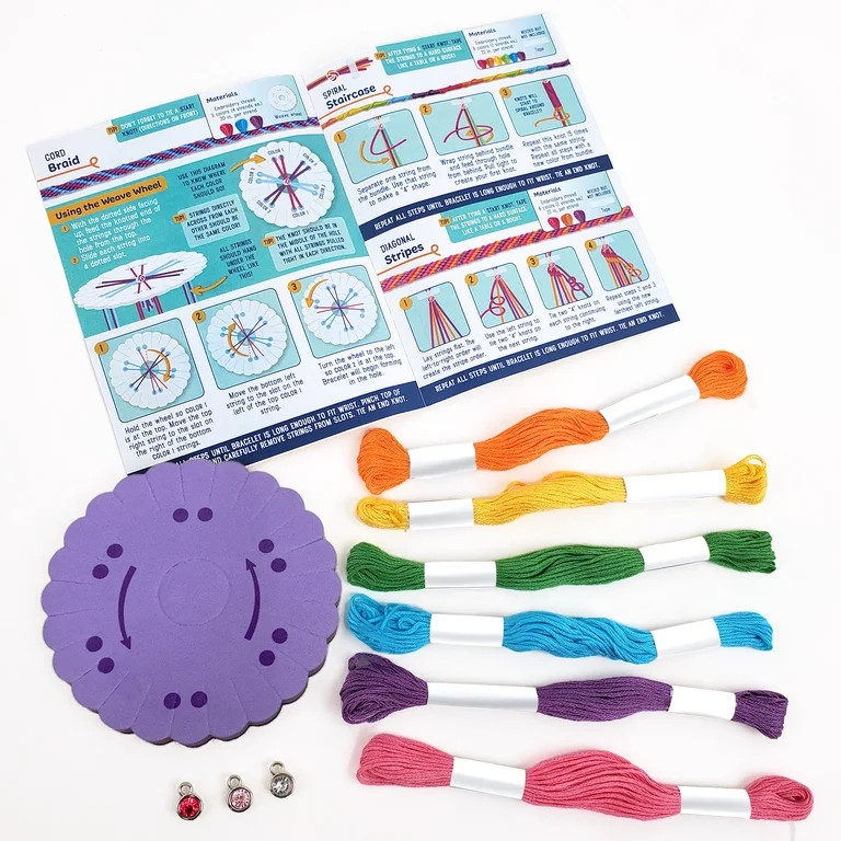 Hello Hobby Friendship Bracelet Making Kit, Child Craft Kits | Walmart (US)