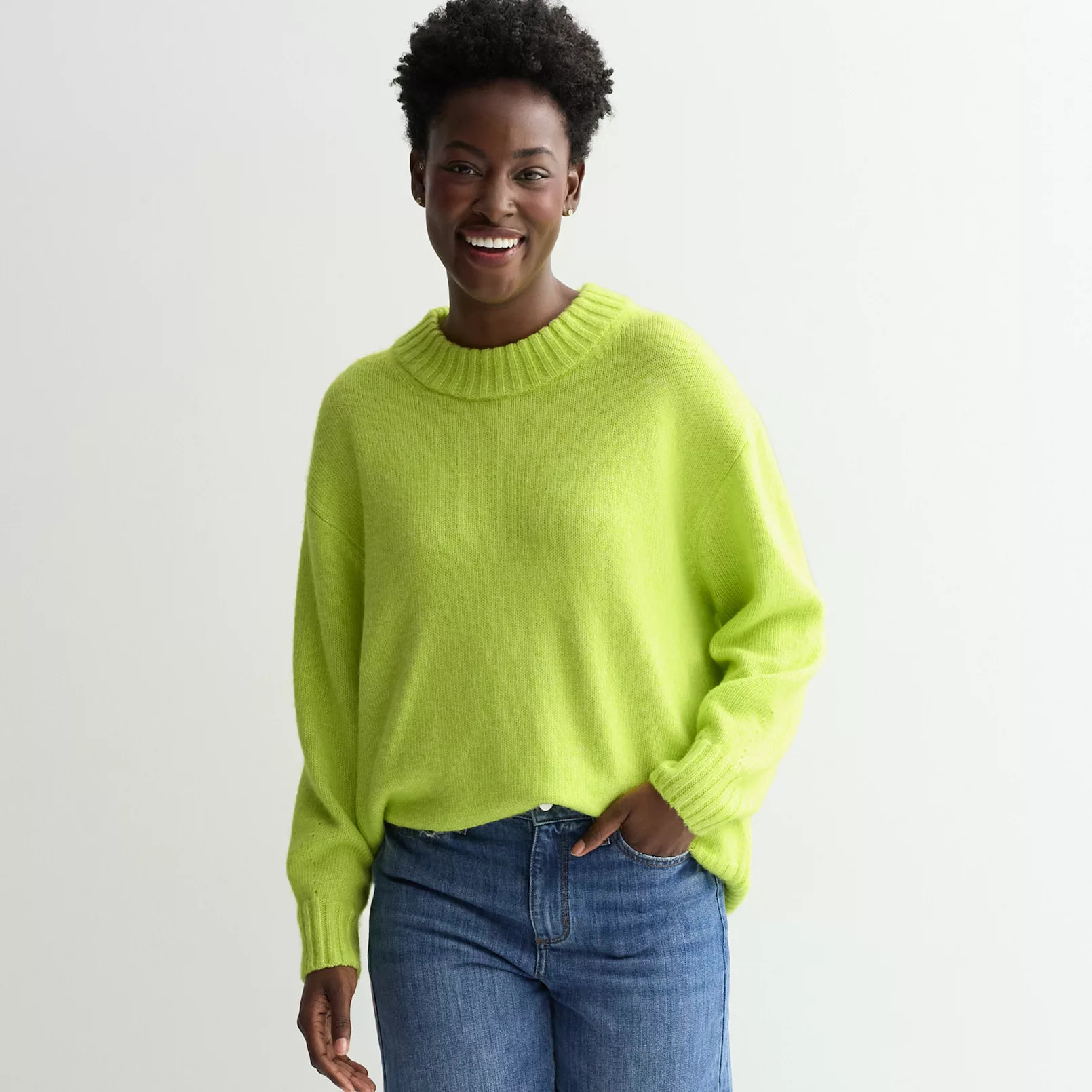Women's Sonoma Goods For Life® Cozy Crew Neck Pullover Sweater | Kohl's